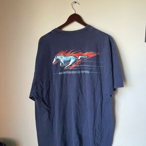 Vintage y2k big graphic ford mustang tee